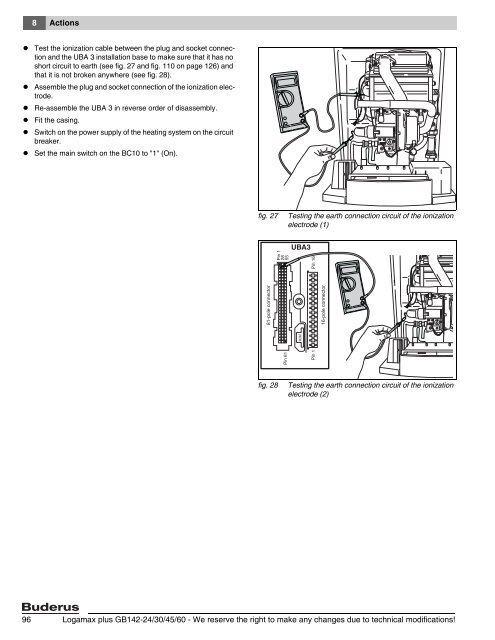 Service manual - Logamax plus GB142 (USA/CA) - en - Buderus