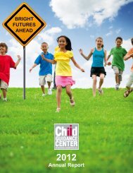 Annual Report 2012 - Child Guidance Center of Southern Connecticut