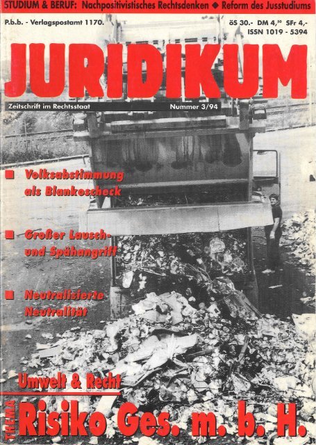 Dowload - juridikum, zeitschrift fÃ¼r kritik | recht | gesellschaft