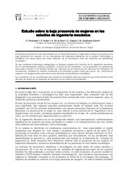 Estudio sobre la baja presencia de mujeres en los estudios de ...