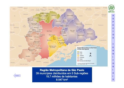 Por Dentro da Região Metropolitana de São Paulo – RMSP - Emplasa