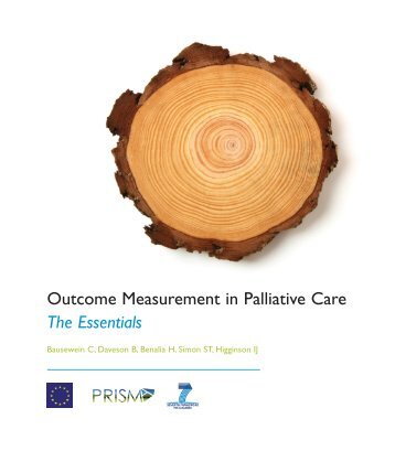 Outcome Measurement in Palliative Care - Cicely Saunders Institute