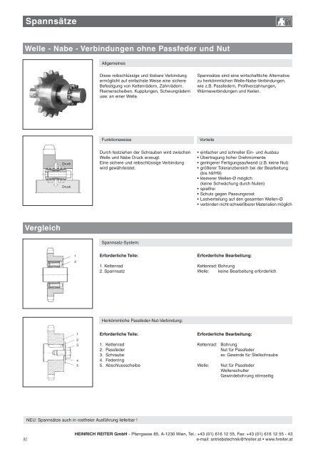 HEINRICH REITER GmbH - Pfarrgasse 85, A-1230 Wien, Tel.: +43 ...