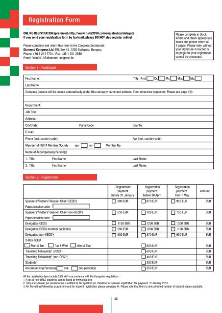 Preliminary Programme - FISITA 2010 World Automotive Congress