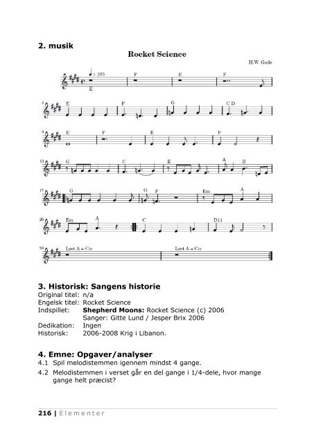 4. Elementer HW Gade - NORDISC Music & Text