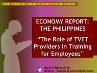 The Role of TVET Providers