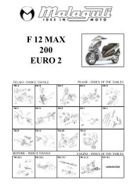 F 12 MAX - 200 Euro 2 TAV. - Malaguti