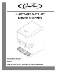 ILLUSTRATED PARTS LIST ENDURO–175 8 VALVE - Coldmix