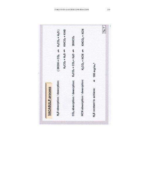 Generic Methods for Coke Oven Gas Desulphurisation by Wilfried ...