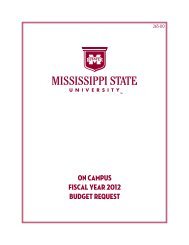 FY 2012 - Office of the Controller and Treasurer - Mississippi State ...