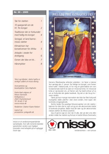 Traditioner, der er forbundet med Hellig-tre- konger - missio danmark