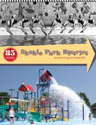 Summer Program Guide 2013 - Skokie Park District