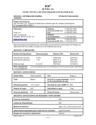 ICX MSDS Sheet - A-dec Inc.