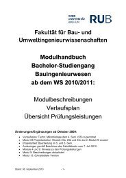 Fakultät für Bau- und Umweltingenieurwissenschaften ...