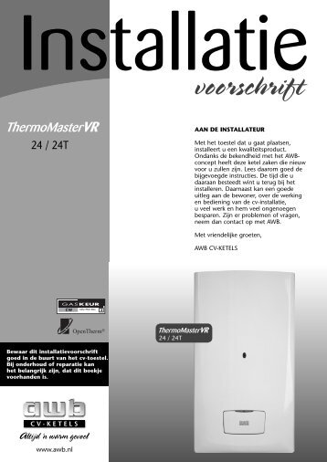 ThermoMaster VR 24 / 24T - Coster Warmte Techniek