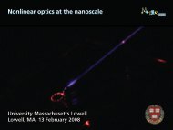 Optical logic gates when