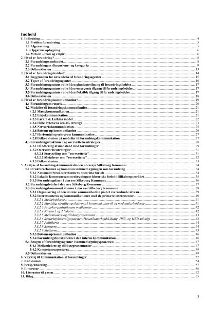 Forandringskommunikation i en ... - Hans Mogensen