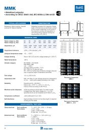 Compliant â¢ Metallized polyester â¢ According to ... - PC Components