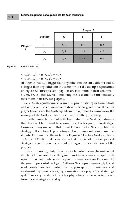 Decision Making using Game Theory: An introduction for managers