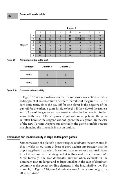 Decision Making using Game Theory: An introduction for managers