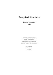 Analysis of Structures - Baustatik-Info-Server