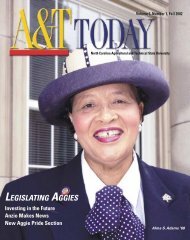 LEGISLATING AGGIES - North Carolina A&T State University