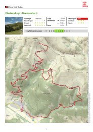Mountainbike Diedamskopf - Neuhornbach
