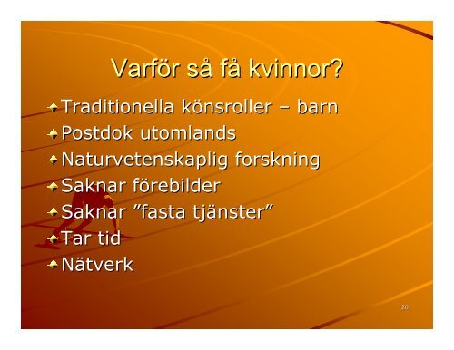 Kan kvinnor vara excellenta? - Gerd Lindgren, Annika Jonsson ...