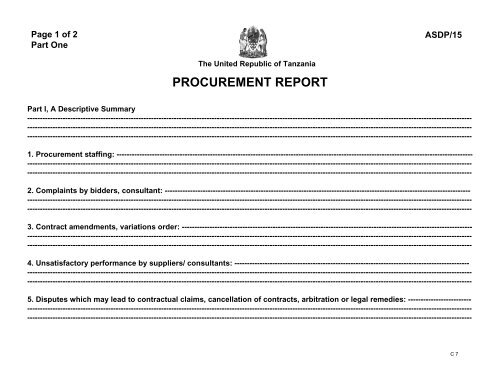 ASDP Basket Fund - Ministry Of Agriculture, Food and Cooperatives