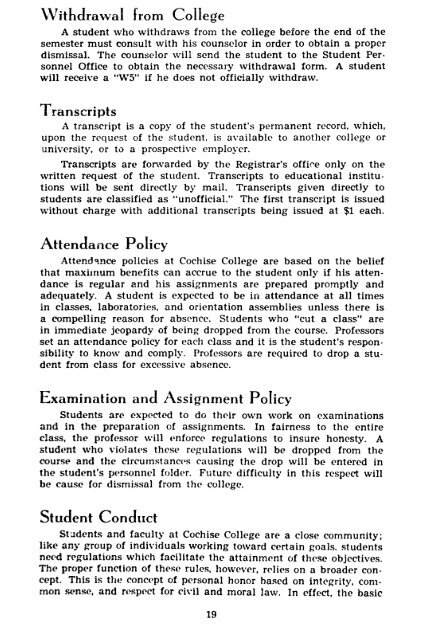 1965-1966 - Cochise College