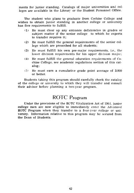 1965-1966 - Cochise College