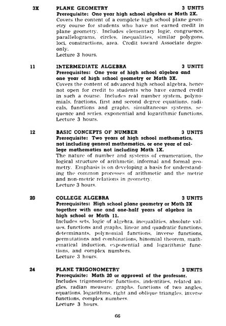 1965-1966 - Cochise College