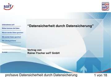Datensicherheit durch Datensicherung - it-info-workshop.de