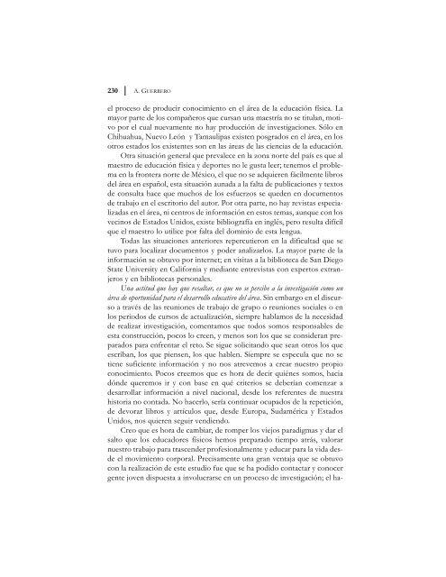 Texto completo - Consejo Mexicano de InvestigaciÃ³n Educativa, AC