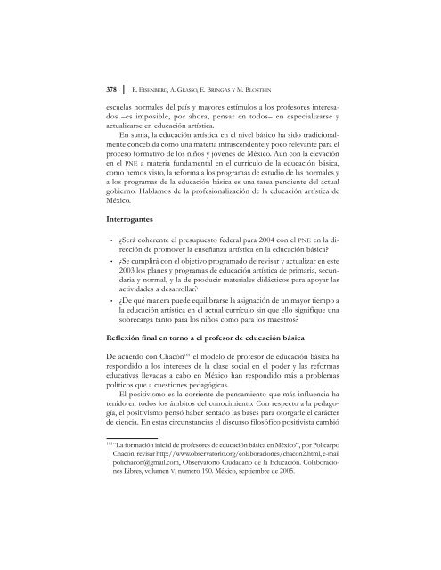 Texto completo - Consejo Mexicano de InvestigaciÃ³n Educativa, AC