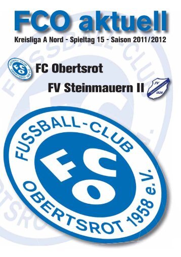 FCO aktuell Heft 08 - 2011-2012.pdf - FC Obertsrot