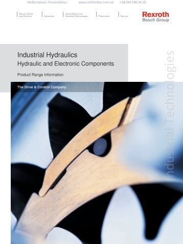 Industrial Hydraulics Hydraulic and Electronic Components