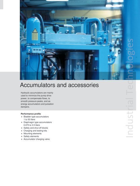 Industrial Hydraulics Hydraulic and Electronic Components