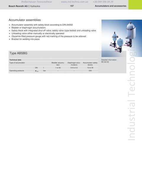 Industrial Hydraulics Hydraulic and Electronic Components