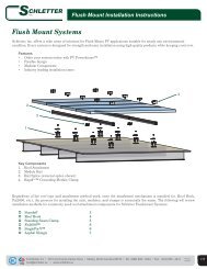 Flush Mount Mounting Systems for Pitched Roofs - Schletter Inc.