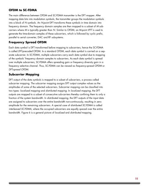 SC-FDMA Single Carrier FDMA in LTE - Ixia