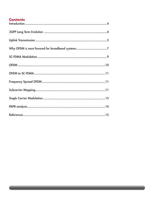 SC-FDMA Single Carrier FDMA in LTE - Ixia