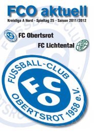 Spieltag 25 - Saison 2011/2012 - FC Obertsrot