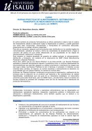 CVs del cuerpo docente aquÃ­ - Universidad ISALUD