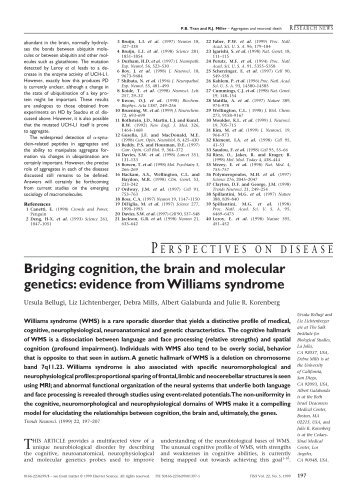 U. Bellugi et al. (1999) - Duke-UNC Brain Imaging and Analysis Center