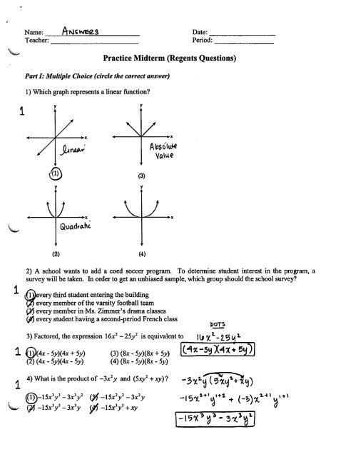 8th Grade Practice Midterm - Answers.pdf