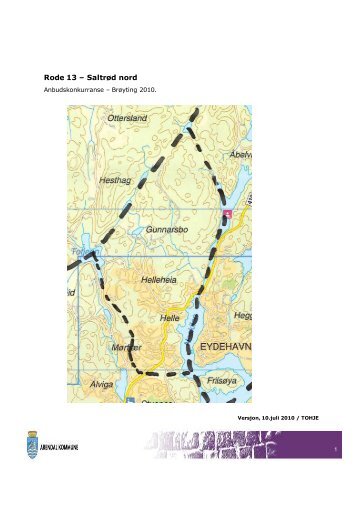 Kart 13 SaltrÃ¸d nord [Kompatibilitetsmodus] - Arendal kommune