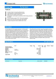 Product Info 8-way tap TLT-8-14+/I - Technetix.pl