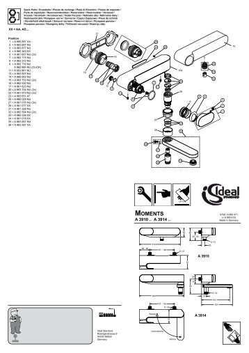 List of spare parts - Ideal Standard