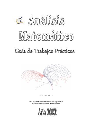 Guia2012-ANALISIS MATEMATICO - Facultad de Ciencias ...